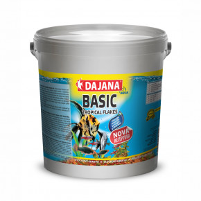 Dajana Basic Tropical Flakes, vločky, 4 kg - Kliknutím na obrázok zatvorte -