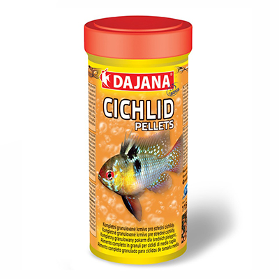 Dajana Cichlid pellets, krmivo (granule) pre ryby 250 ml