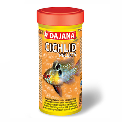 Dajana Cichlid pellets, krmivo (granule) pre ryby 250 ml - Kliknutím na obrázok zatvorte -