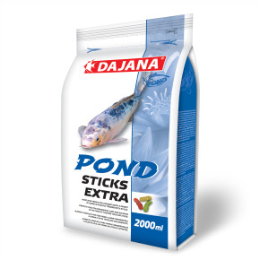 Dajana Pond sticks extra, krmivo (granule) pre ryby 2 l, sáčok