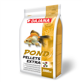 Dajana Pond pellets extra, krmivo pre ryby 2 l, sáčok