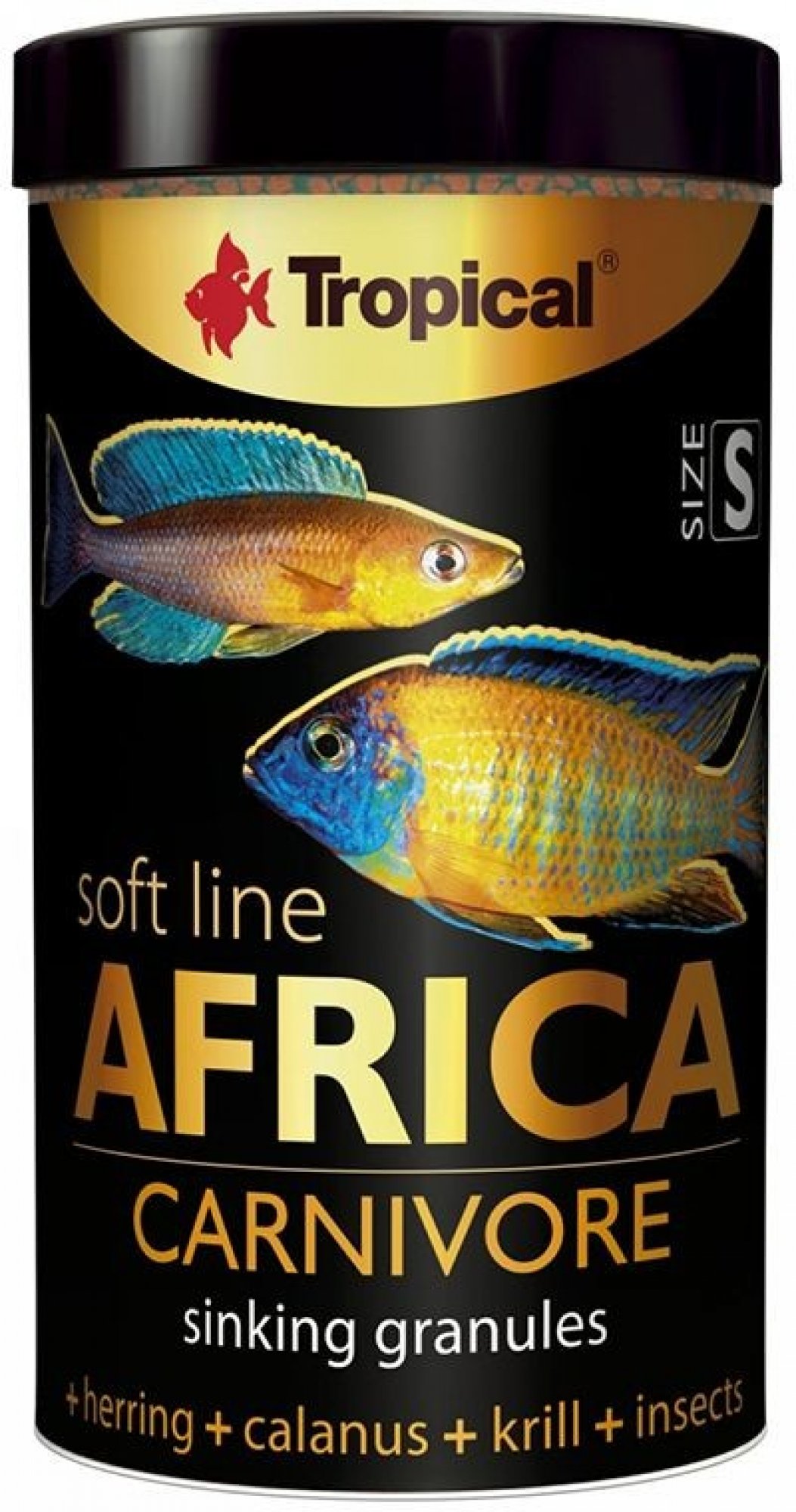 TROPICAL-Soft Line Africa Carnivore S 250ml/150g - Kliknutím na obrázok zatvorte -