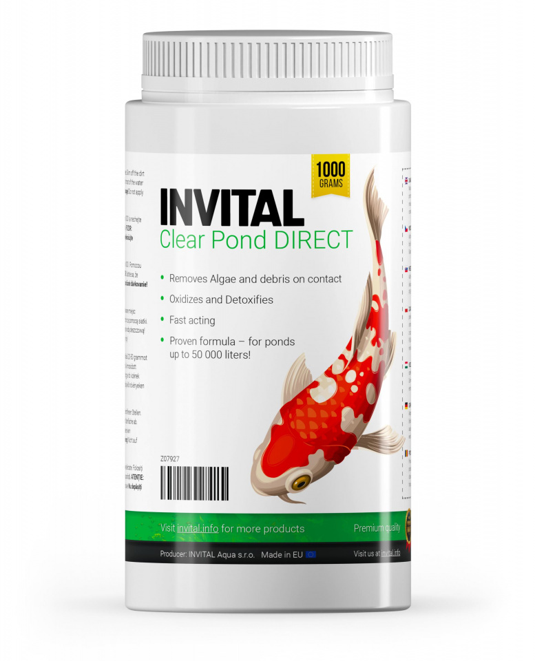 INVITAL Clear Pond Direct 1kg - Kliknutím na obrázok zatvorte -