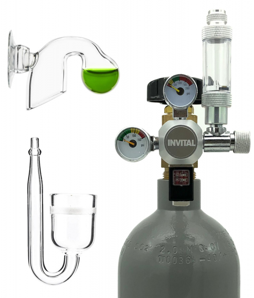 CO2 set Standard s nočným vypínaním s 5l fľašou s prísluš.