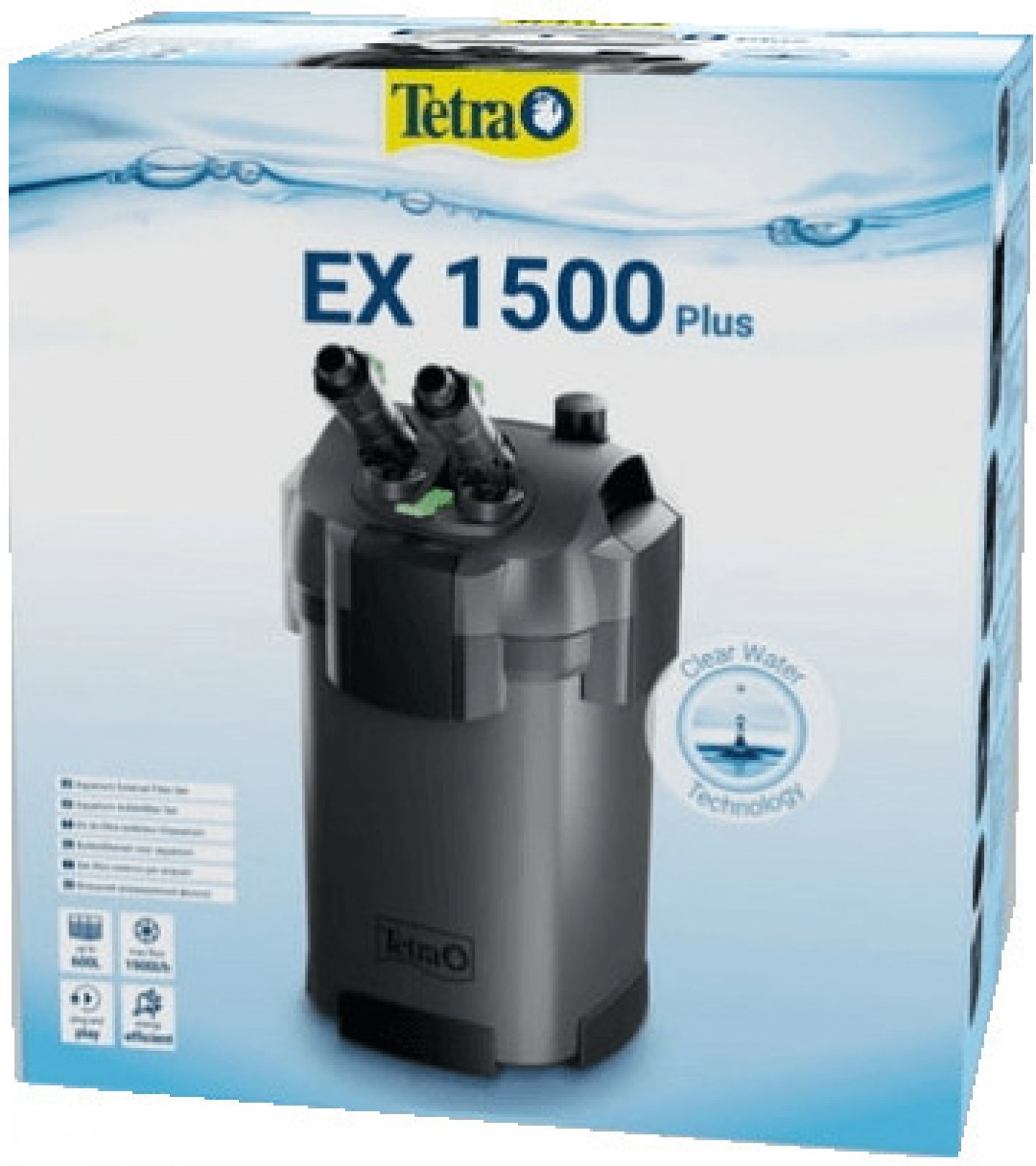 TETRA EX 1500 PLUS vonkajší kanistrový filter - Kliknutím na obrázok zatvorte -