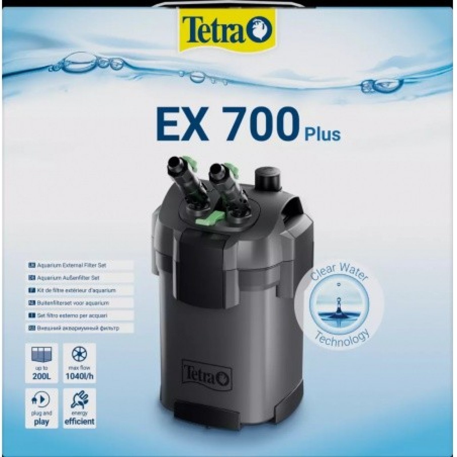 TETRA EX 700 PLUS vonkajší kanistrový filter - Kliknutím na obrázok zatvorte -