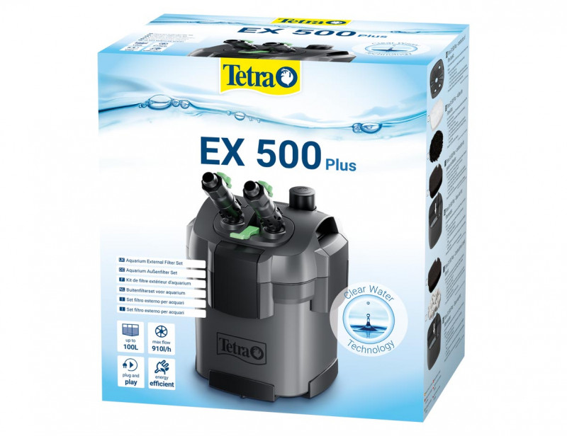 TETRA EX 500 PLUS vonkajší kanistrový filter - Kliknutím na obrázok zatvorte -