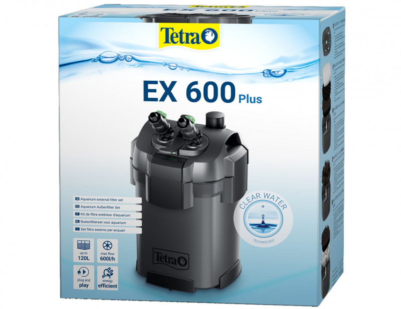 TETRA EX 600 PLUS vonkajší kanistrový filter