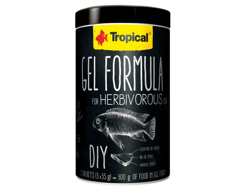 TROPICAL- Gel Formula herbivore 1000ml žele bylinožrvé ryby