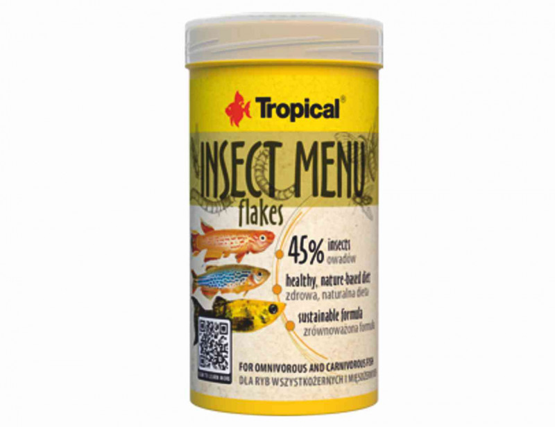 TROPICAL INSECT MENU FLAKES 1000ml/200g