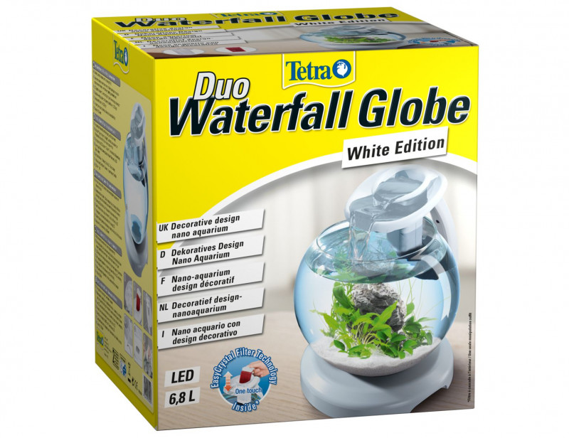Tetra Cascade Globe DUO WATERFALL 6,8L-osvetl.filter biele