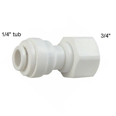 Adapter na kohút 3/4 "závit x 1/4 hadička