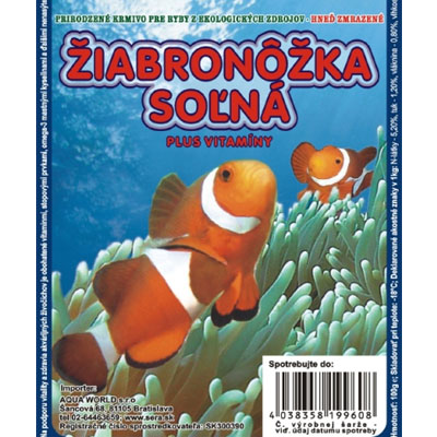 Artemia žiabronôžka soľná mrazená 500g