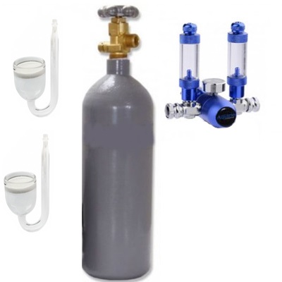 CO2 set 5 L s nočným vypínaním BLUE DUO