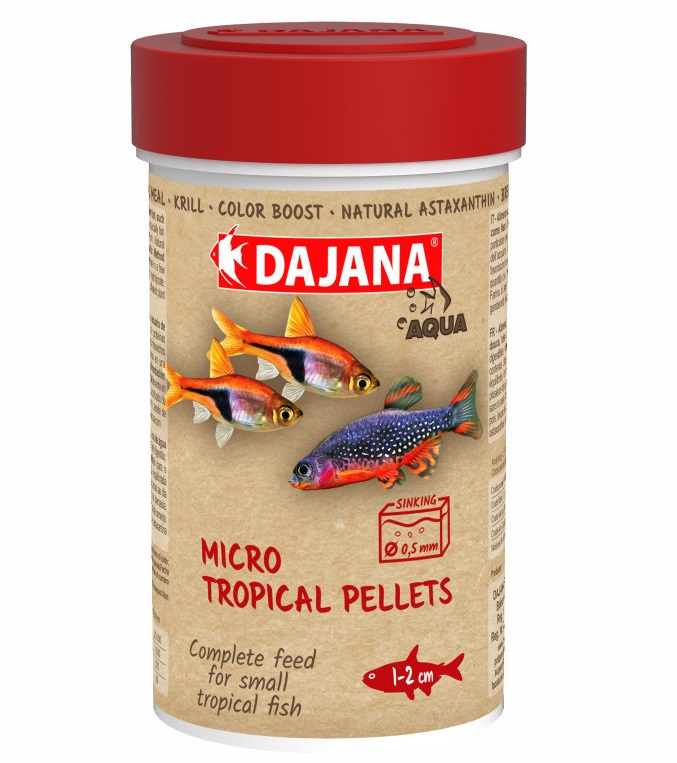 Dajana Micro Tropical pellets 100 ml - Kliknutím na obrázok zatvorte -