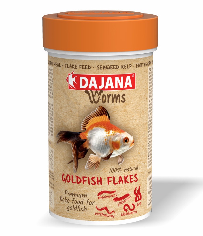 Dajana Worms Goldfish flakes 250 ml vločky - Kliknutím na obrázok zatvorte -