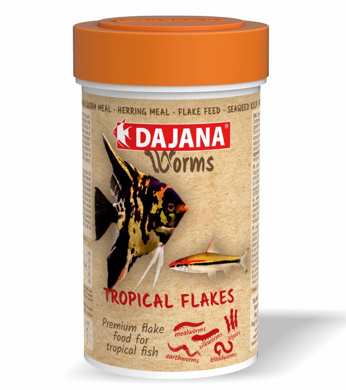 Dajana Worms Tropical flakes 100 ml vločky - Kliknutím na obrázok zatvorte -