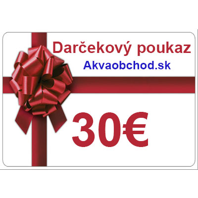 Darčekový poukaz 30€
