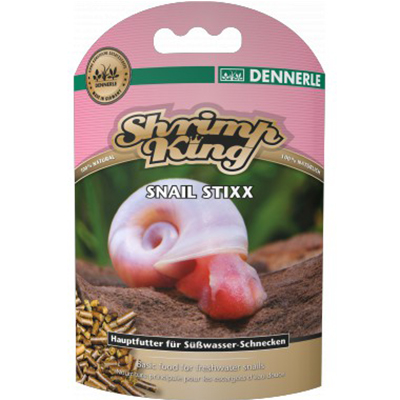 Dennerle krmivo pre ulitníky ShrimpKing Snail Stixx 45g
