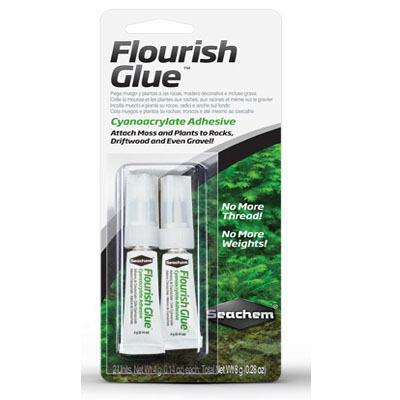Seachem flourish glue 2x4g - lepidlo na machy