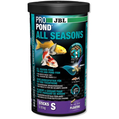 JBL ProPond All Seasons S 0,18kg-1L - Kliknutím na obrázok zatvorte -