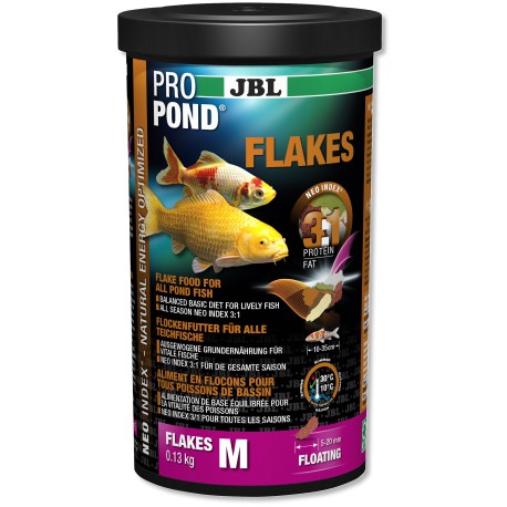 JBL ProPond Flakes M 0,13kg-1L - Kliknutím na obrázok zatvorte -