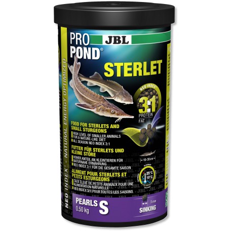 JBL ProPond Sterlet S 0,5kg-1L - Kliknutím na obrázok zatvorte -