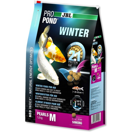 JBL ProPond Winter M 1,8kg-3L - Kliknutím na obrázok zatvorte -