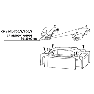 JBL Skrutka 4x e401-700/1-900/1-1500/1-e1901