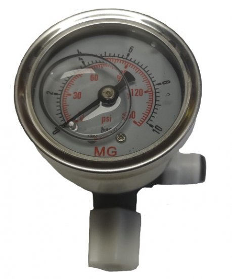 Manometer na obal membrány 1/8 "- 1/4"