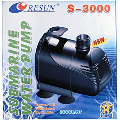 Resun S-3000 čerpadlo ,výtlak 250cm, 60W Resun S-3000 čerpadlo ,výtlak 250cm, 60W