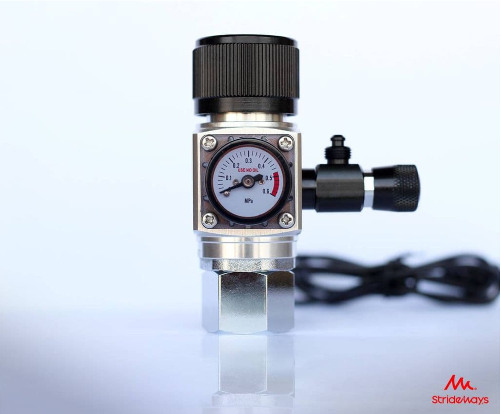 Strideways CO2 Regulator s nočným vypínaním Strideways CO2 Regulator s nočným vypínaním