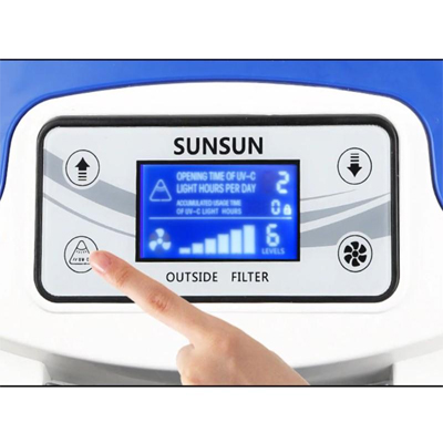 SunSun HW-3000 LCD vonkajší filter do 1500l s UVC