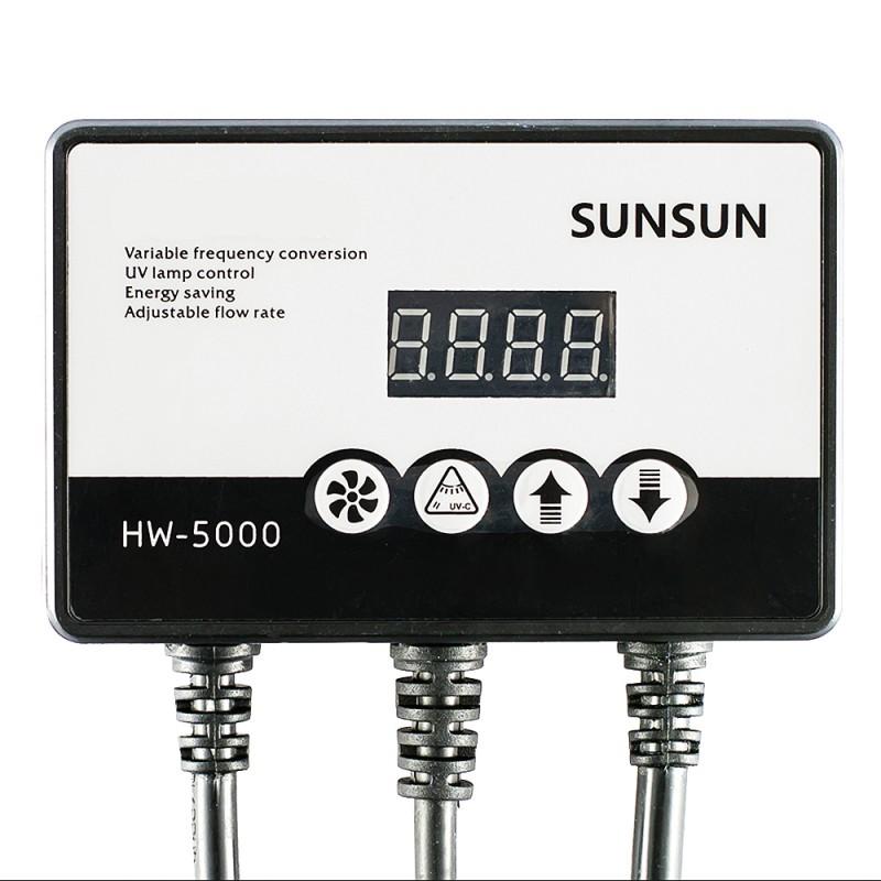 SunSun HW-5000 LCD externý filter do 2500 l s UVC - Kliknutím na obrázok zatvorte -