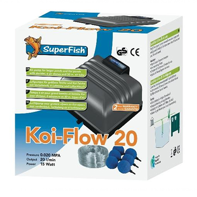 KOI FLOW Set 20 okysličovač 1200 l/h - Kliknutím na obrázok zatvorte -