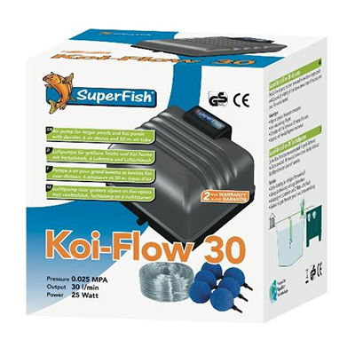 KOI FLOW Set 30 okysličovač 1800 l/h - Kliknutím na obrázok zatvorte -