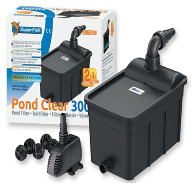 Pond Clear Kit 3000 - filtračný set - Kliknutím na obrázok zatvorte -