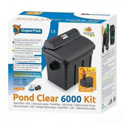 Pond Clear 6000 Set - prietokový filtračný set - Kliknutím na obrázok zatvorte -