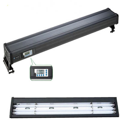 Osvetľovacia rampa T5 3x39W- moon led-časový spínač