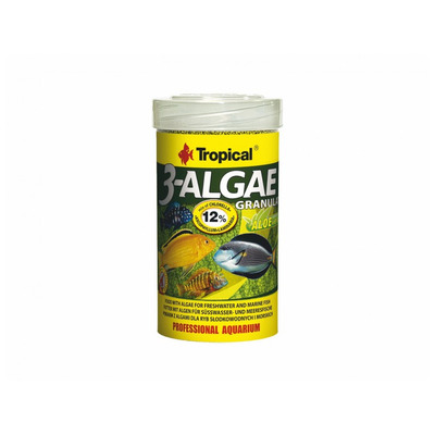 TROPICAL-3-Algae Granulat 100ml/44g - Kliknutím na obrázok zatvorte -