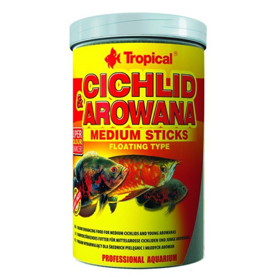 TROPICAL-CichlidArowanMedium Sticks 250ml