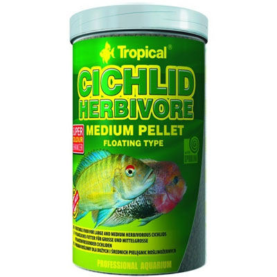 TROPICAL-Cichl.Herbivore M Pellet 1000ml