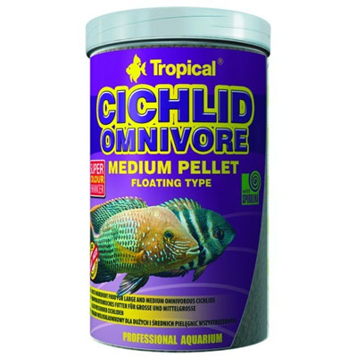 TROPICAL-Cichl.Omnivore M Pellet 1000ml - Kliknutím na obrázok zatvorte -