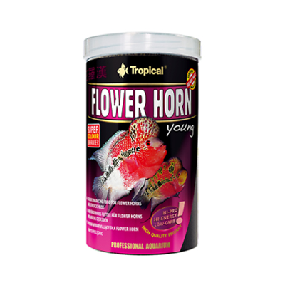 TROPICAL-Flower Horn Adult Pellet 500ml/190g - Kliknutím na obrázok zatvorte -