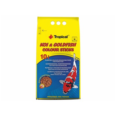 TROPICAL-POND Koi-goldfish Colour sticks 10L