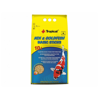 TROPICAL-POND Koi-Goldfish Basic sticks 10L