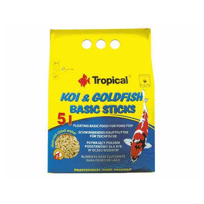 TROPICAL-POND Koi-Goldfish Basic sticks 5L
