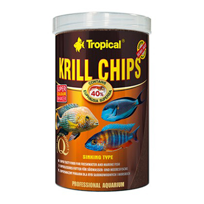 TROPICAL- Krill chips 1000ml/500g - Kliknutím na obrázok zatvorte -