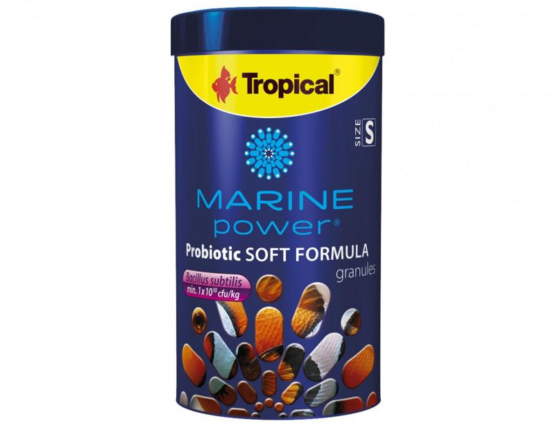 TROPICAL- Marine Power Probiotic Soft Formula Size S 250ml/150g - Kliknutím na obrázok zatvorte -