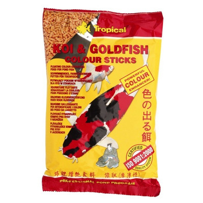 TROPICAL-POND Koi gold.colour sticks 1L/90g sáčok - Kliknutím na obrázok zatvorte -